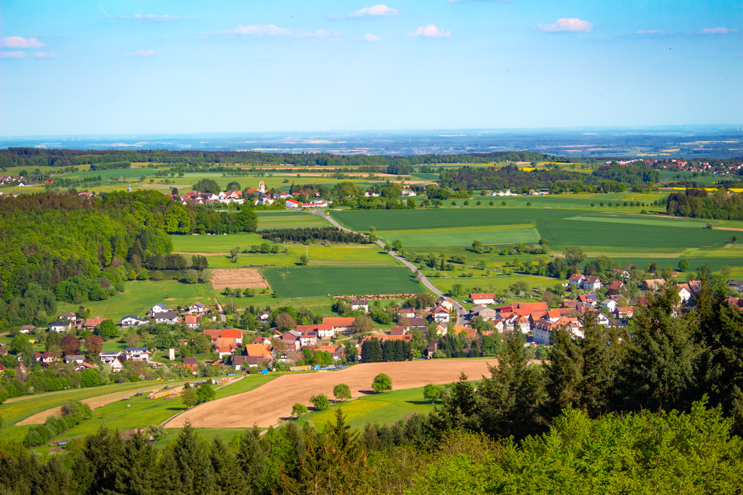 View from the top of Katzenbuckel, Odenwald