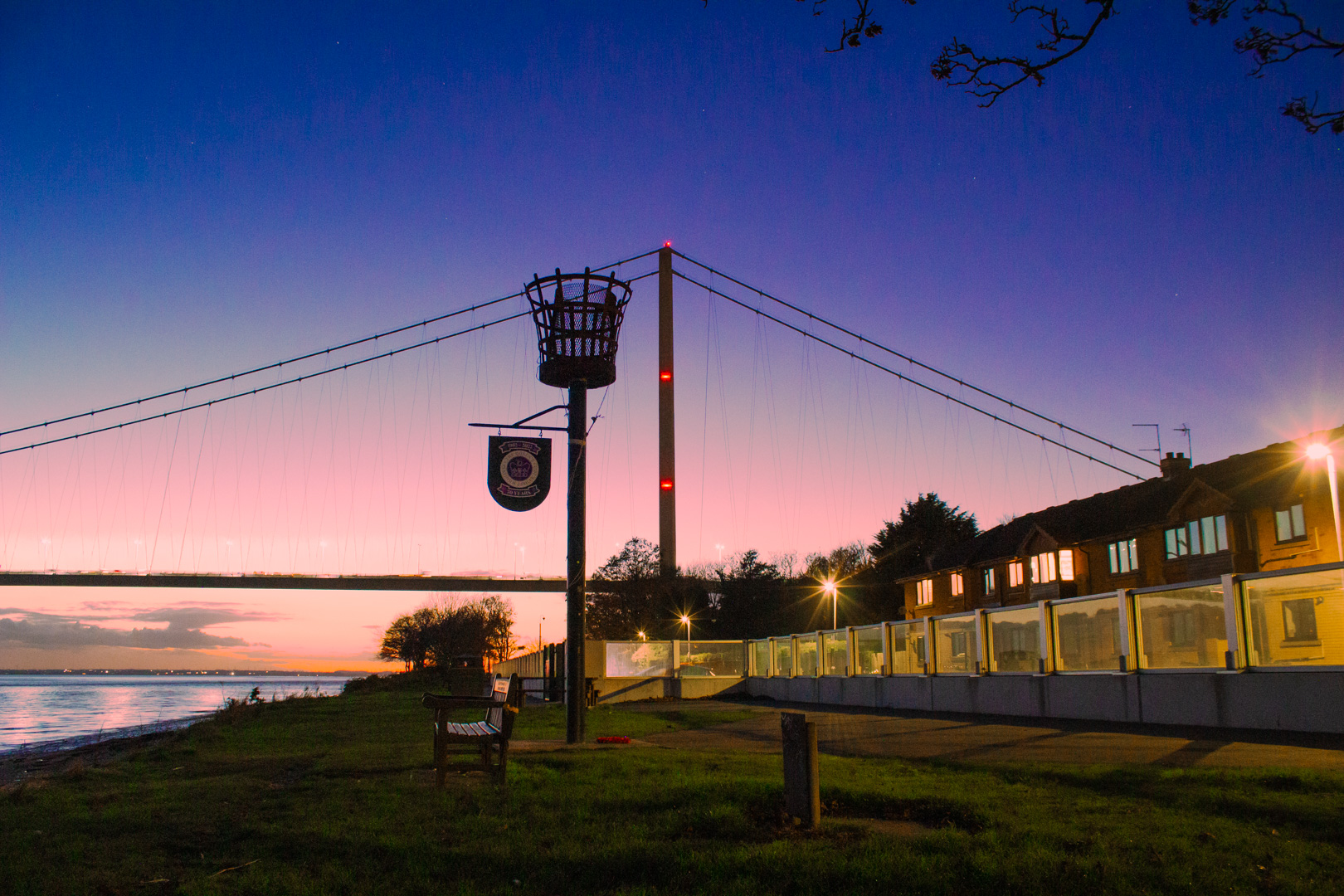 Hessle Foreshore Beacon at Dusk